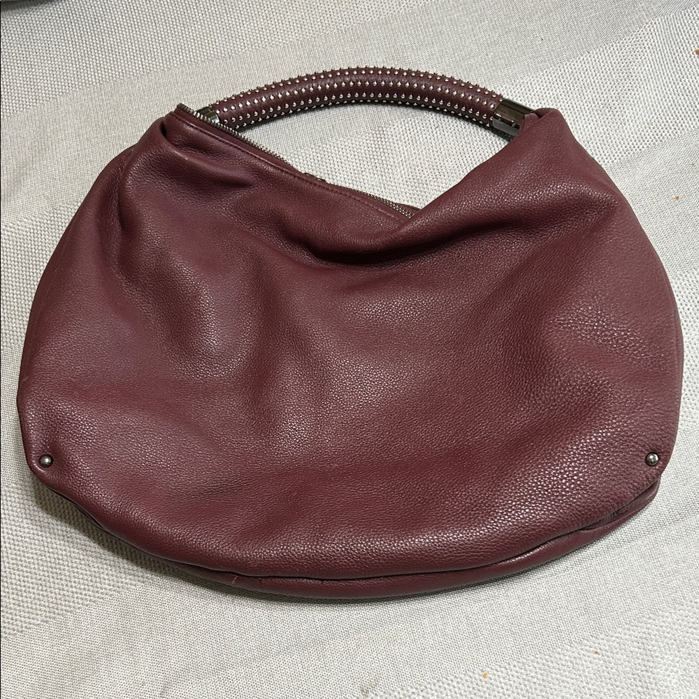 Kenneth Cole Deep Burgundy Hobo Bag